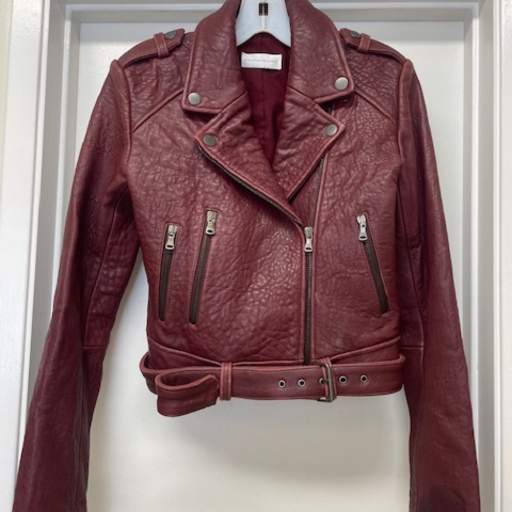 Rebecca Vallance Lamb Leather Jacket